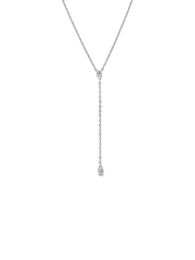 FINAL SALE - Pandora Infinite Sterling Silver Lab-grown Diamond Drop Necklace - 0.30 ct TW, Sterling silver