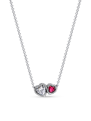 Sterling Silver Halo Hearts Gift Set