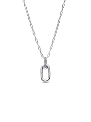 Rose Medallion Charm Necklace Set