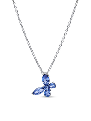 Winter Blue Butterfly Jewelry Set