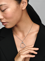 Pandora Moments Heart Charm Pendant - Sterling silver