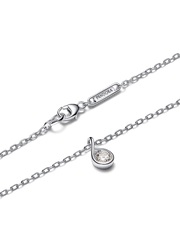 Pandora Infinite Sterling Silver Lab-grown Diamond Pendant Necklace - 0.25 ct TW, Sterling silver