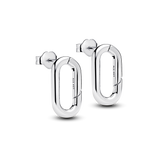 Openable Stud Earrings - sterling silver