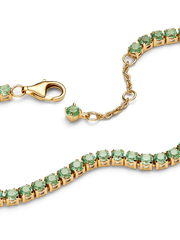 Sparkling Green Bracelet and Earring Set