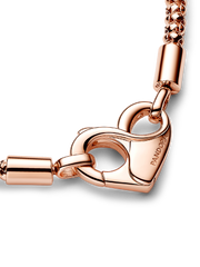 Pandora Moments Studded Chain Bracelet - 14k rose gold plating
