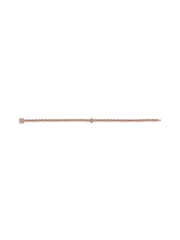 Beads & Pavé Bracelet - 14k rose gold plating