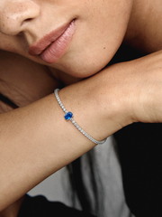 Sparkling Pavé Tennis Bracelet - Sterling silver