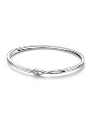 Pandora Brilliance Lab-Grown Diamond Bangle Bracelet and Ring Set 0.30 carat tw Sterling Silver