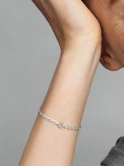 Pandora Signature Pavé Bold Chain Bracelet - Sterling silver