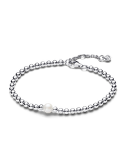 Treated Freshwater Cultured Pearl & Beads Bracelet - Sterling silver