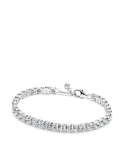 Bold Sparkling Tennis Bracelet and Earring Set