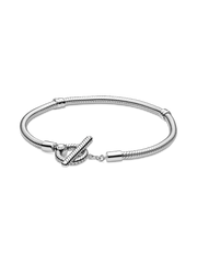 Pandora Moments T-Bar Snake Chain Bracelet - Sterling silver