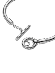 Pandora Moments T-Bar Snake Chain Bracelet - Sterling silver