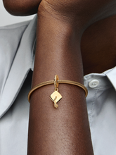 Graduation Cap Dangle Charm - 14k gold plating