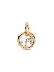 Scorpio Zodiac Dangle Charm - 14k gold plating