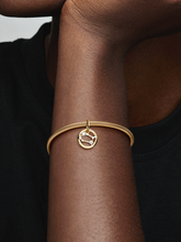 Gemini Zodiac Dangle Charm - 14k gold plating