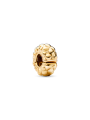 Studded Clip Charm - 14k gold plating