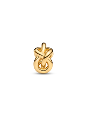 Infinity Knot Charm - 14k gold plating