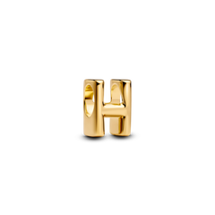 Letter H Charm Necklace