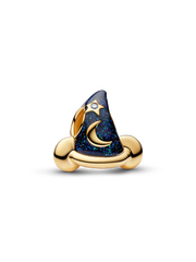 Disney Mickey Mouse Sorcerer's Hat Charm - 0.007 ct TW, 14k gold plating