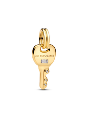 Lock and Key Charm Duo