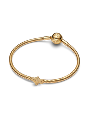 Textured Fish Mini Charm - 14k gold plating