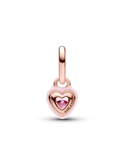 Pandora ME Pink Chakra Heart Mini Dangle Charm - 14k rose gold plating