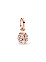 FINAL SALE - Pandora ME Lucky Ladybird Mini Dangle Charm - 14k rose gold plating
