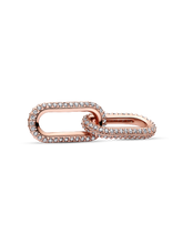 FINAL SALE - Pandora ME Styling Pavé Double Link - 14k rose gold plating
