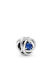September Birthstone Eternity Circle O Pendant Set