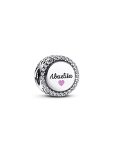 Love Abuelita Engravable Charm - Sterling silver