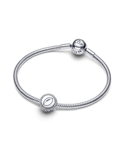 Engravable Football Charm - Sterling silver