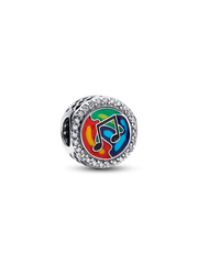 Engravable Musical Note Charm - Sterling silver
