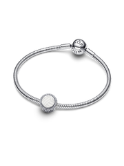 Engravable Volleyball Charm - Sterling silver