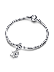 Sparkling Herbarium Cluster Dangle Charm - Sterling silver