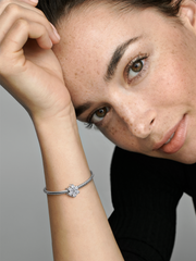 Sparkling Herbarium Cluster Charm - Sterling silver