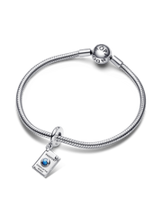 Openable Passport Dangle Charm - Sterling silver