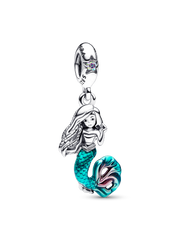 Disney The Little Mermaid Ariel Dangle Charm - Sterling silver