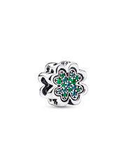 Splittable Four Leaf Clover Charm - Sterling silver