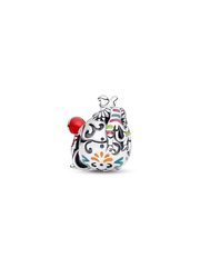 Disney Pixar Coco Miguel & Dante Skull Glow-in-the-dark Charm - Sterling silver