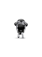 Skiing Penguin Charm - Sterling silver