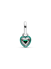 Pandora ME Green Chakra Heart Mini Dangle Charm - Sterling silver