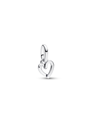 Pandora ME Freehand Heart Mini Dangle Charm - Sterling silver