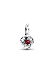 July Eternity Circle Dangle Charm Bracelet Set