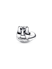 Hanging Sloth Charm - Sterling silver