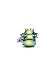 Climbing Frog Charm - Sterling silver