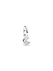 Pandora ME Sparkling Moon Mini Dangle Charm - Sterling silver