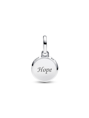 FINAL SALE - Red Murano Glass Engravable Mini Medallion Charm - Sterling silver