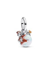 Disney Chip & Dale Bauble Dangle Charm - Sterling silver