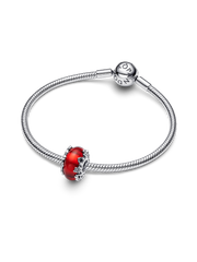 Christmas Magic Murano Glass Charm - Sterling silver
